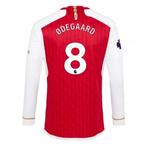 Arsenal Martin Odegaard #8 Domácí Dres 2023-24 Dlouhý Rukáv